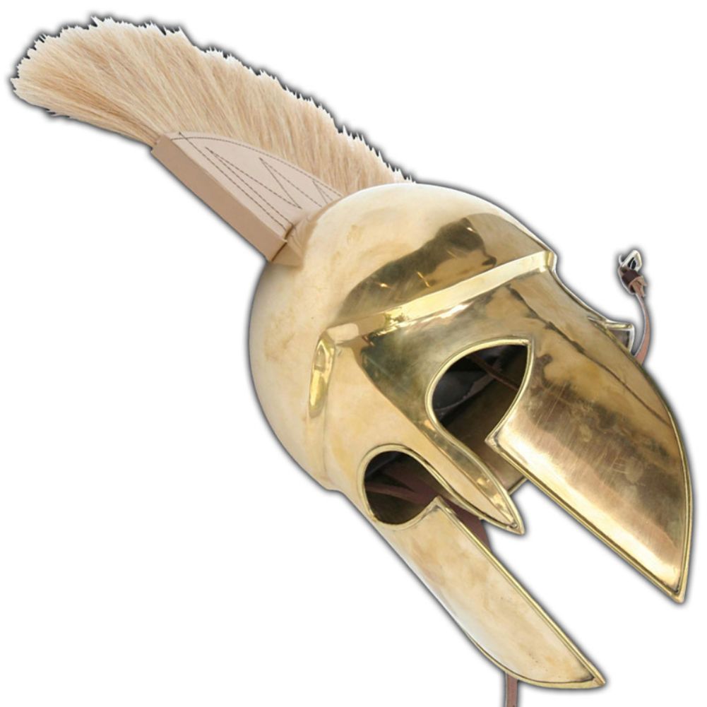 Spartan Grecian Historical Brass Armor Helmet