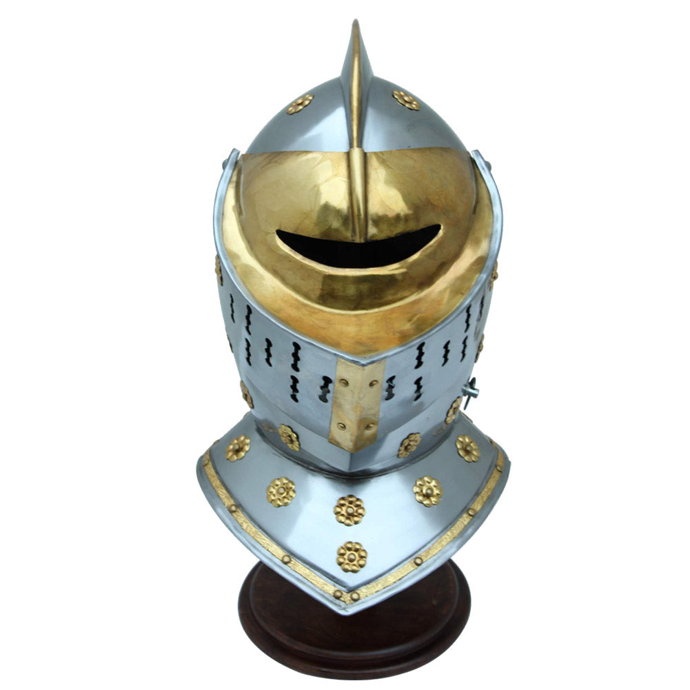 Helms Gates Golden Knight Steel Helmet