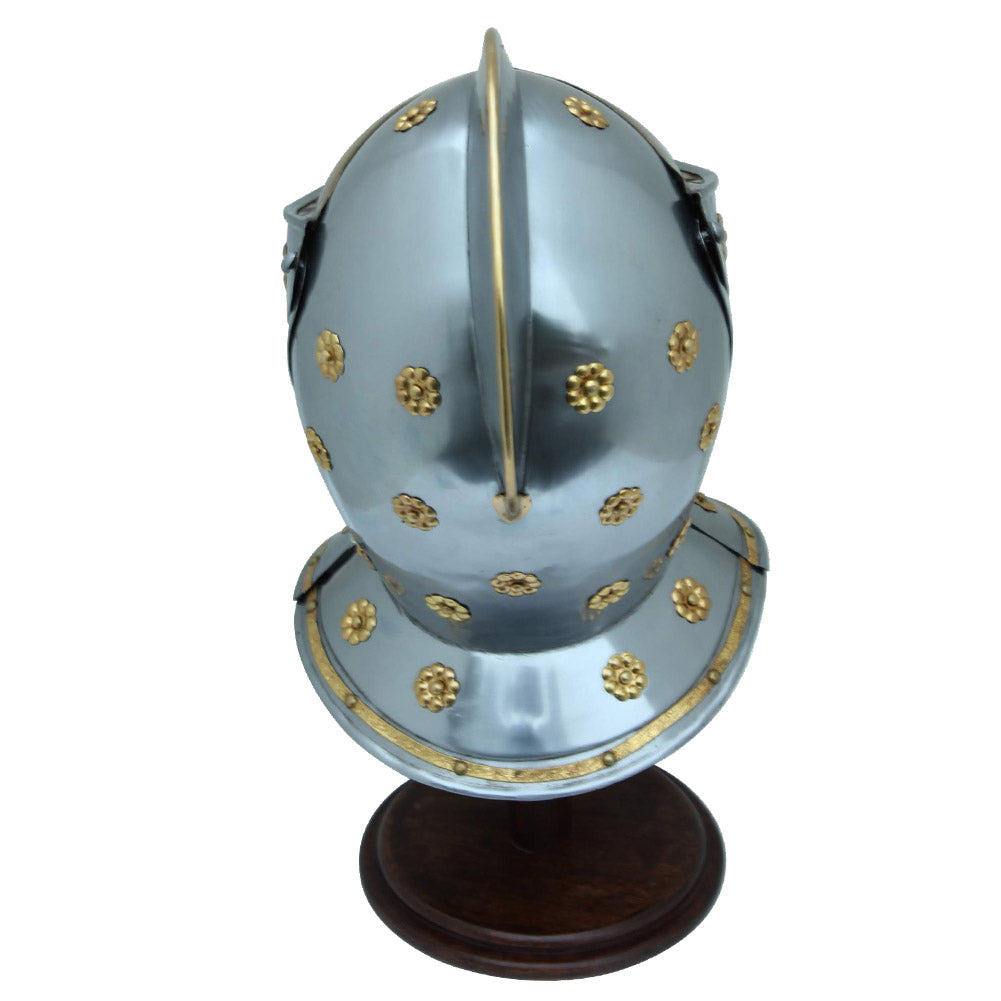 Helms Gates Golden Knight Steel Helmet