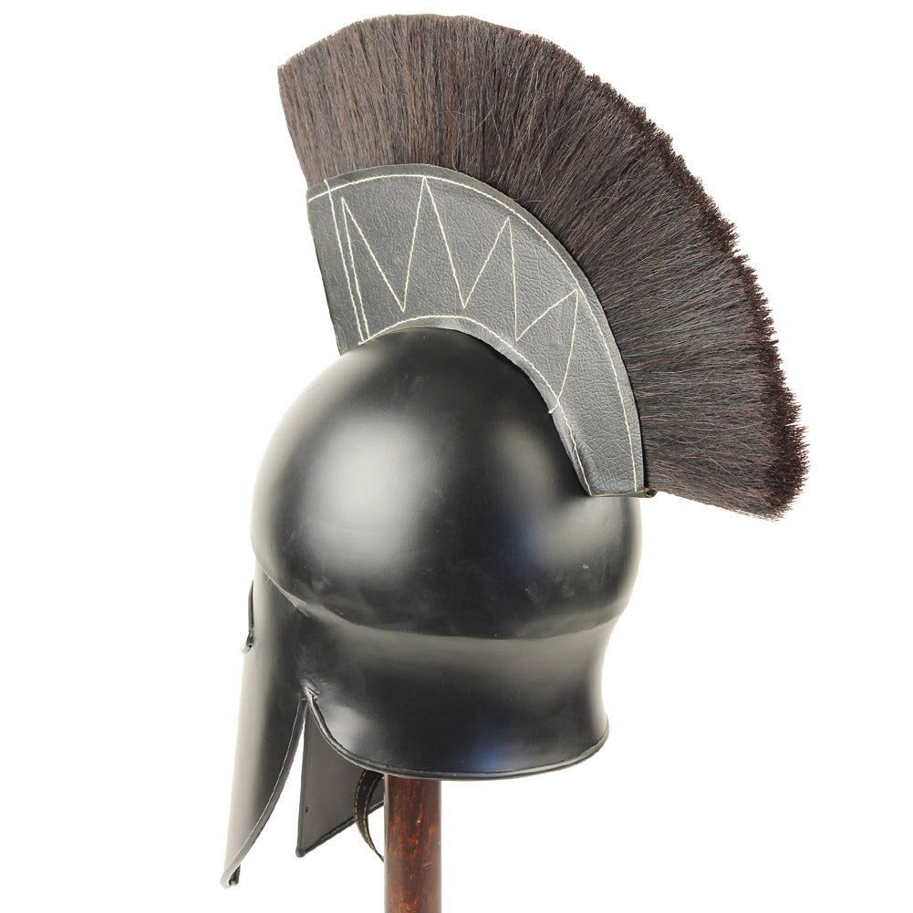 Dark Legionnaire Greek Corinthian Helmet