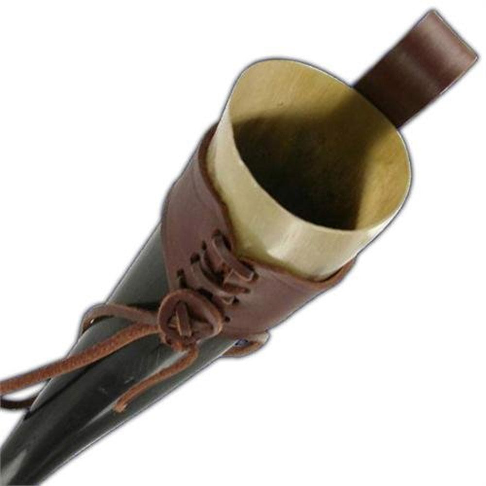 German Drinking Beer Horn Medieval