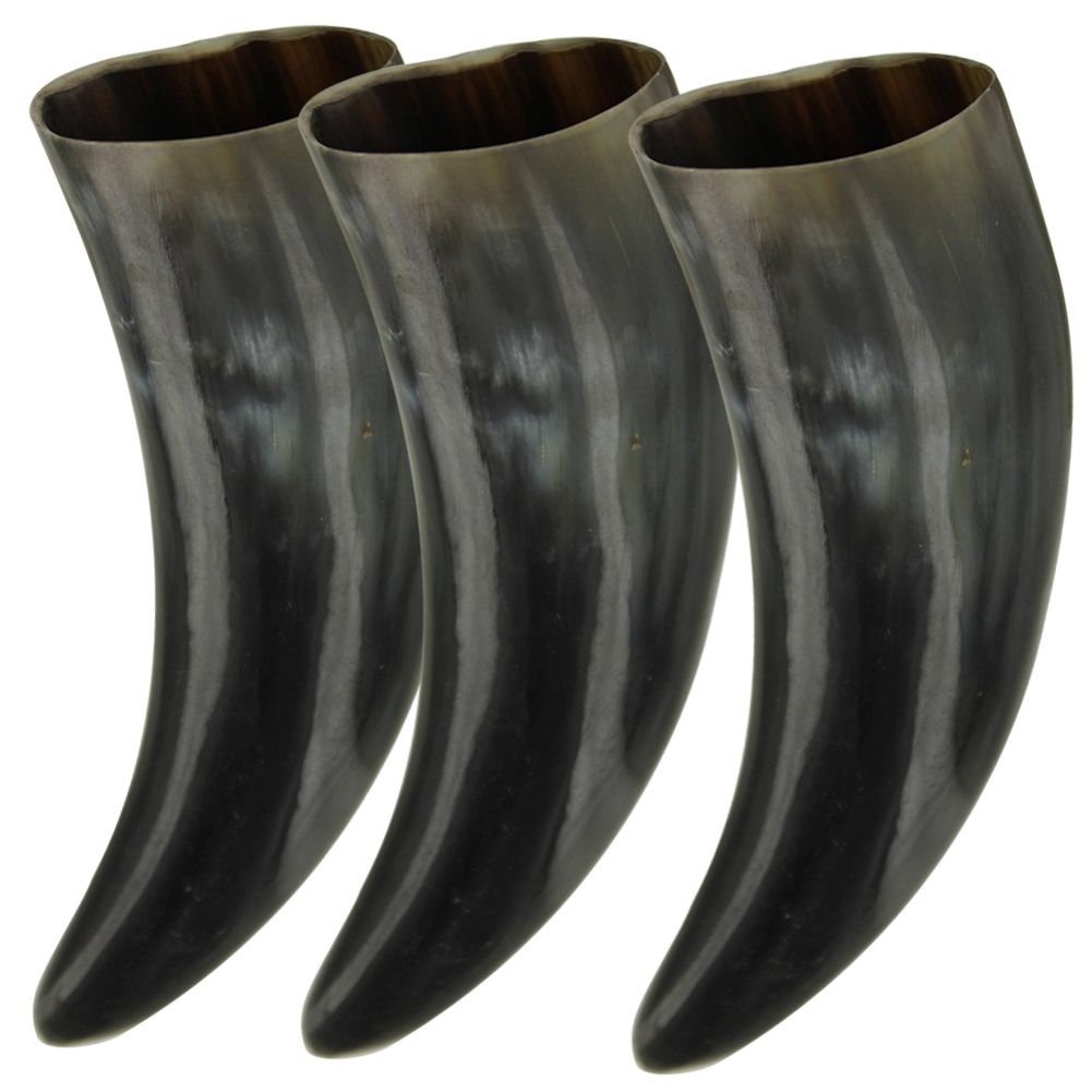 Three of a Kind Drinking Horn Mini Shot Glass Set