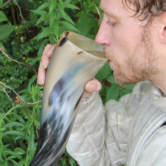 Untamed Stallion Medieval Dining Hall Drinking Horn