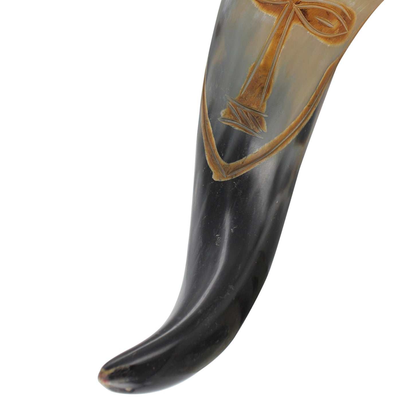 Vroulike Tribal Face Drinking Horn