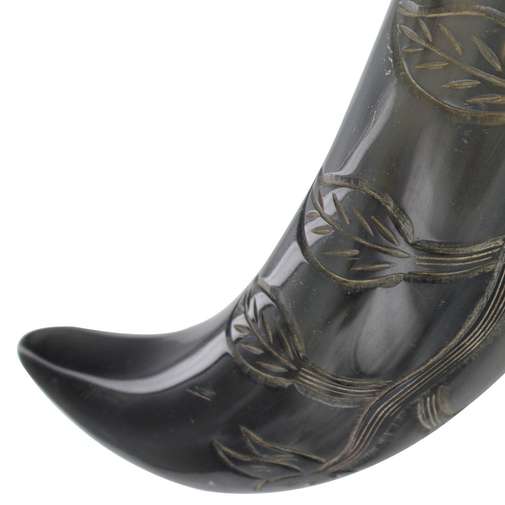 Tender Blossom Drinking Horn