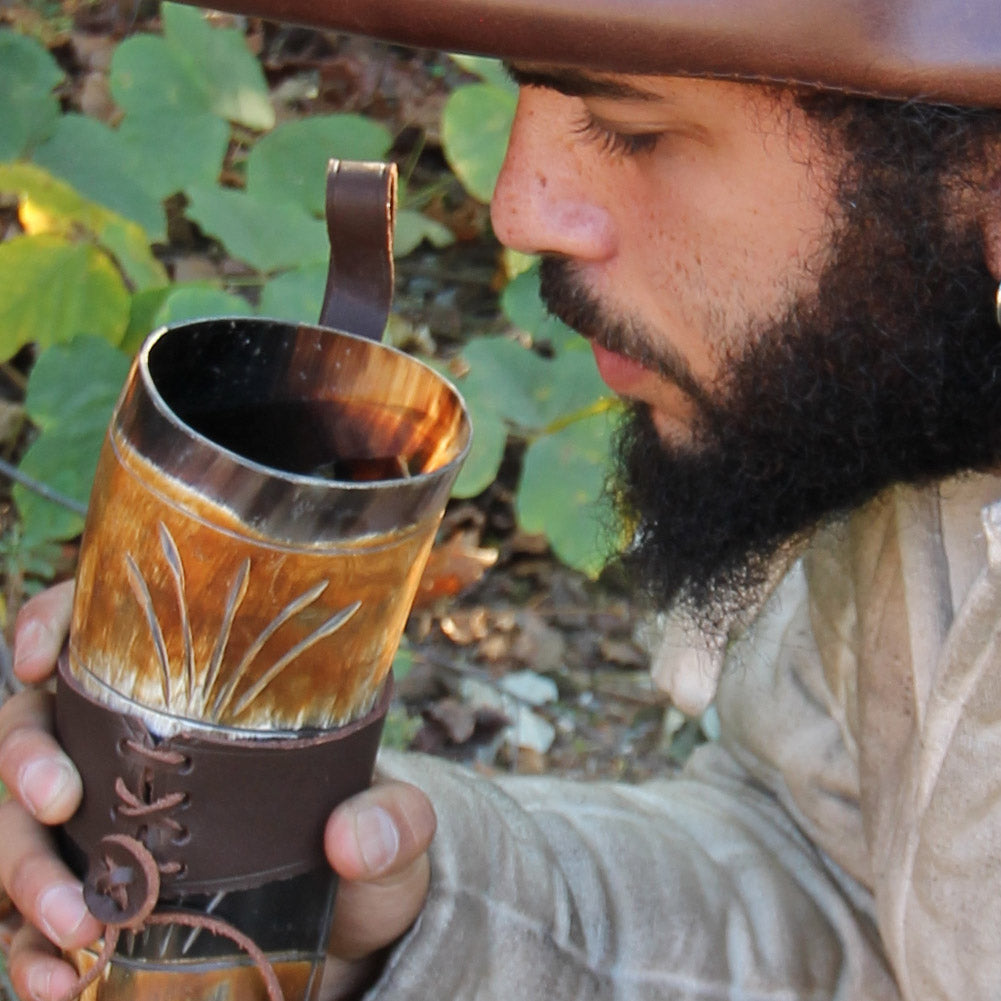 Mead of the Muses Drinking Horn