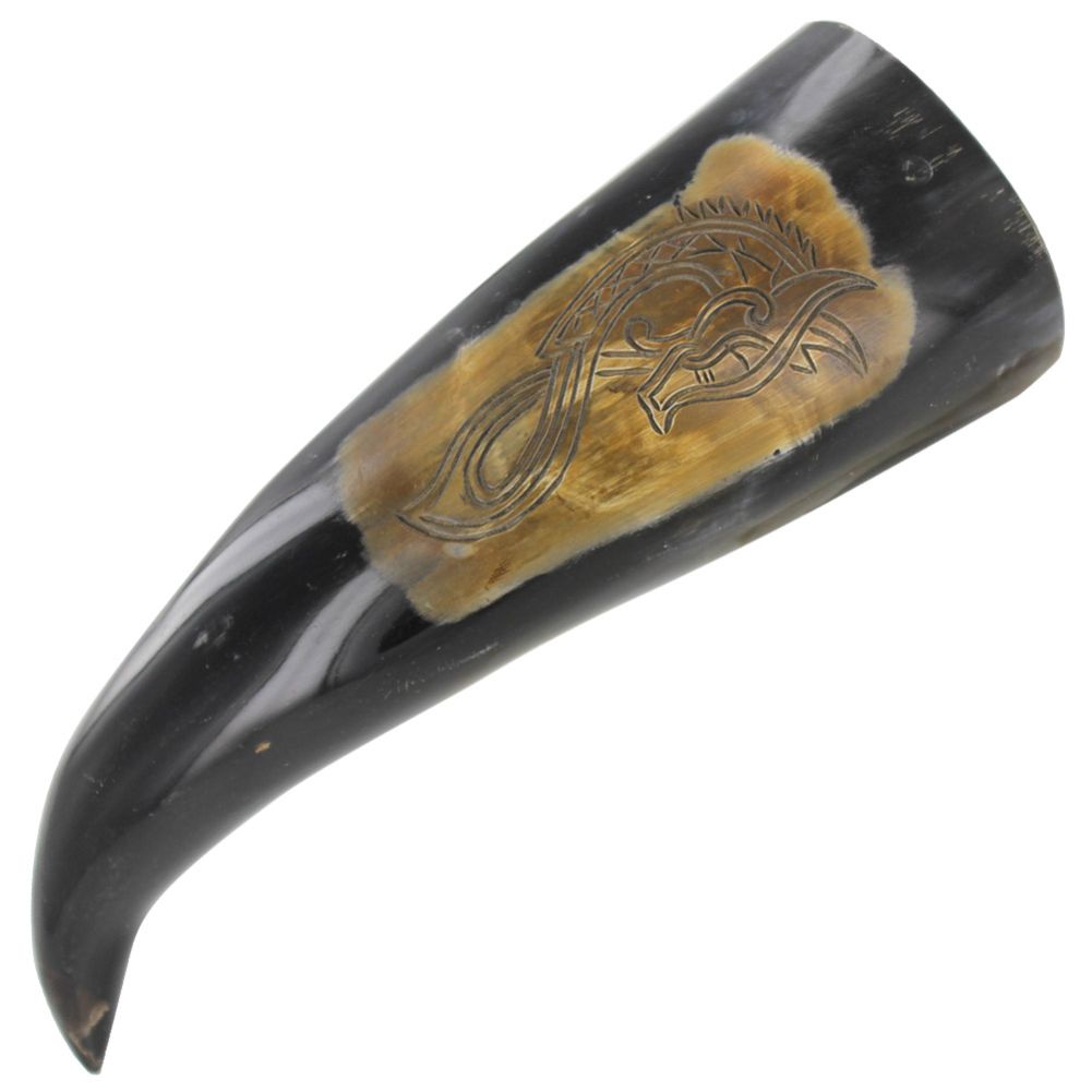 Norse Firedrake Drinking Horn