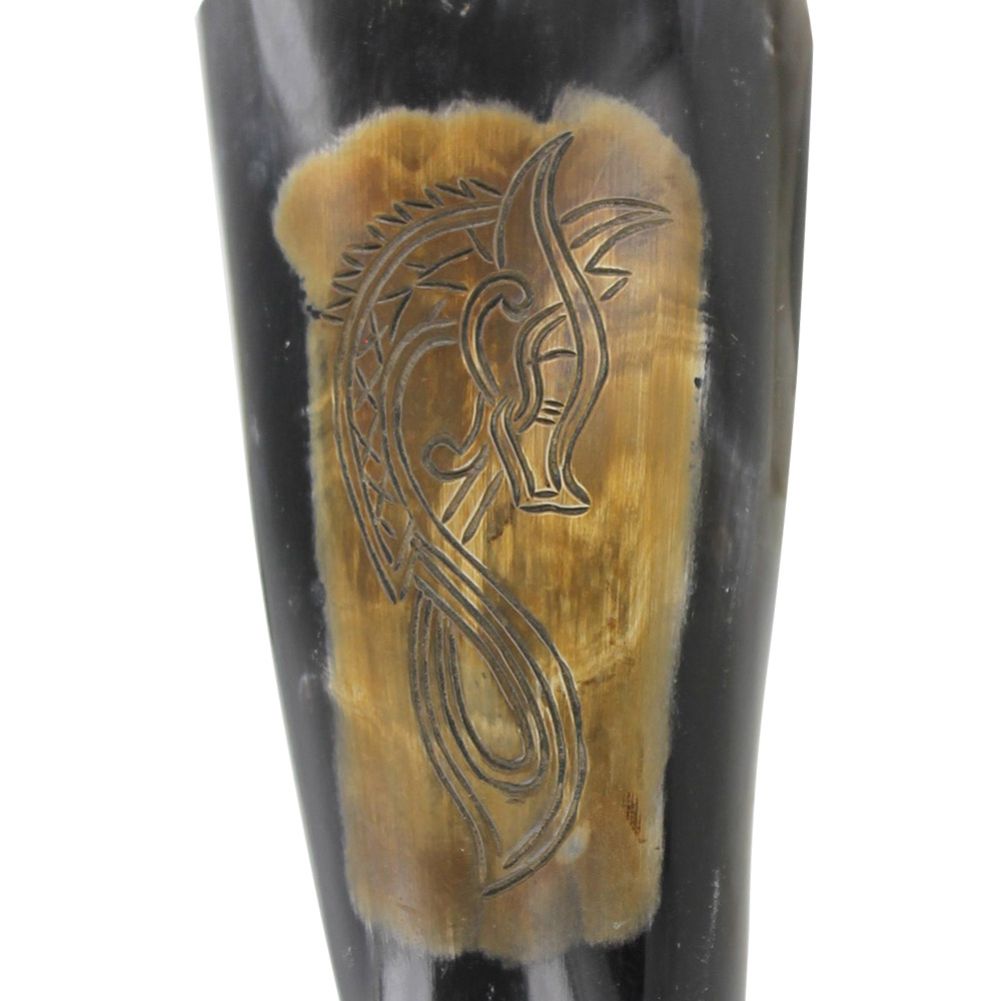 Norse Firedrake Drinking Horn