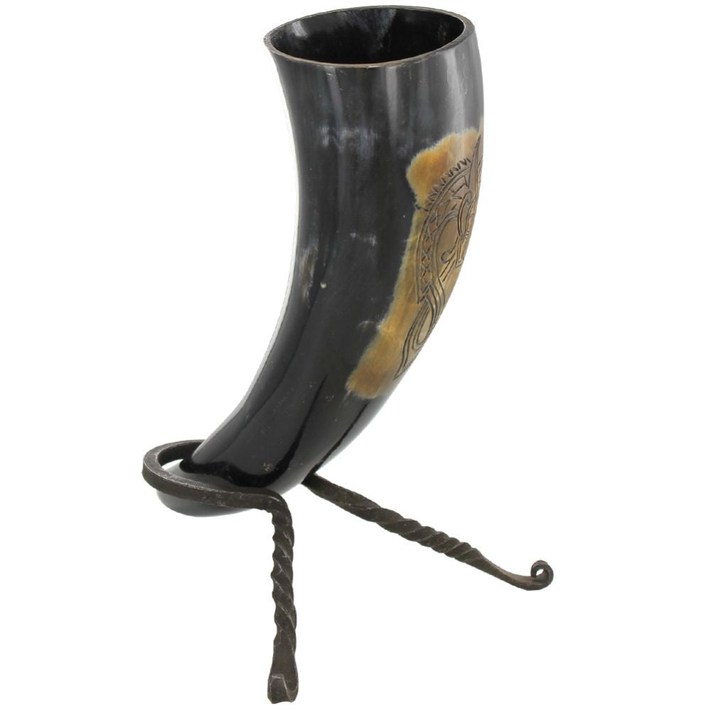 Norse Firedrake Drinking Horn