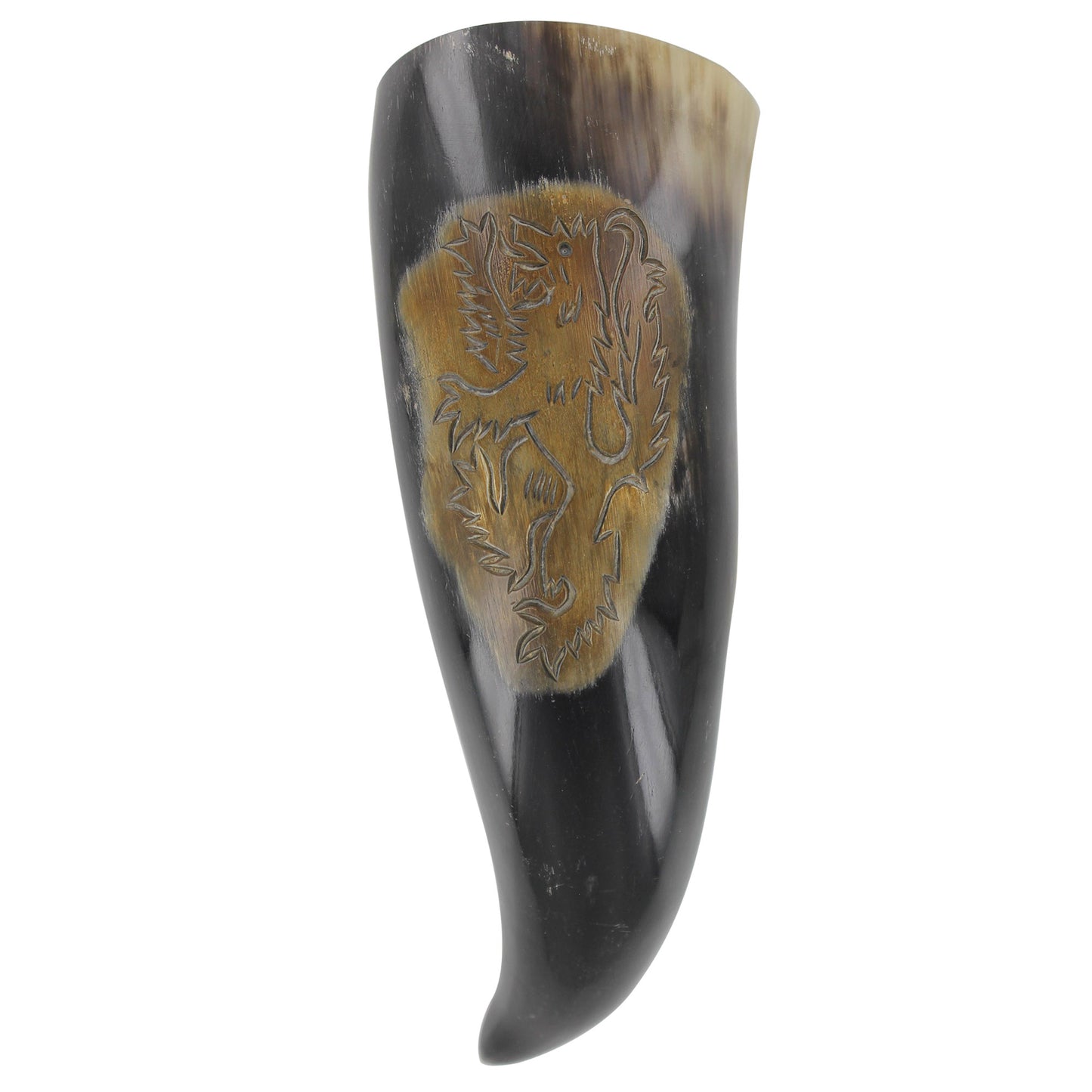 Renaissance Rampant Lion Drinking Horn