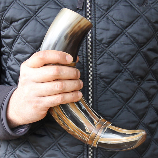 Cobra Strike Greek Drinking Horn