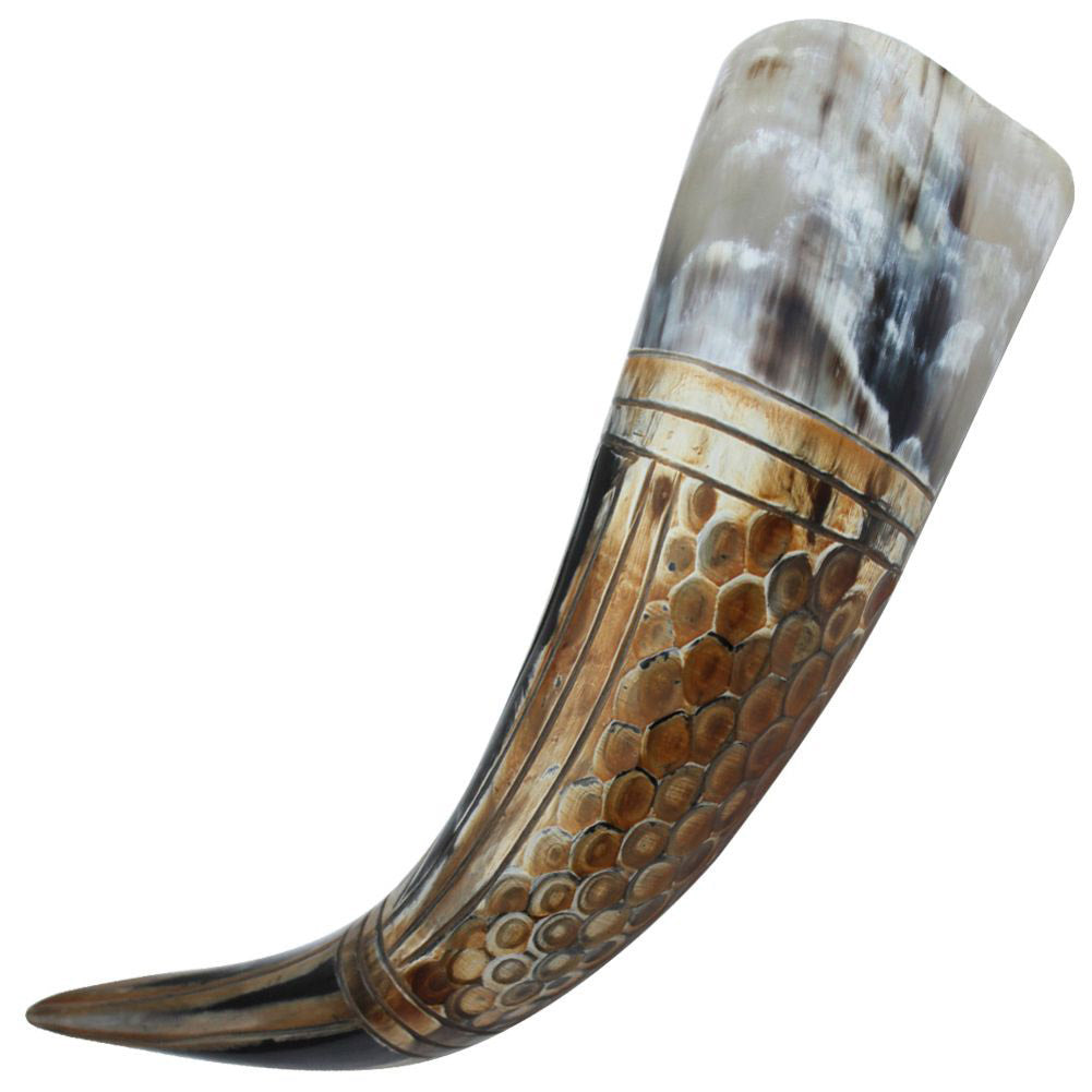 Cobra Strike Greek Drinking Horn