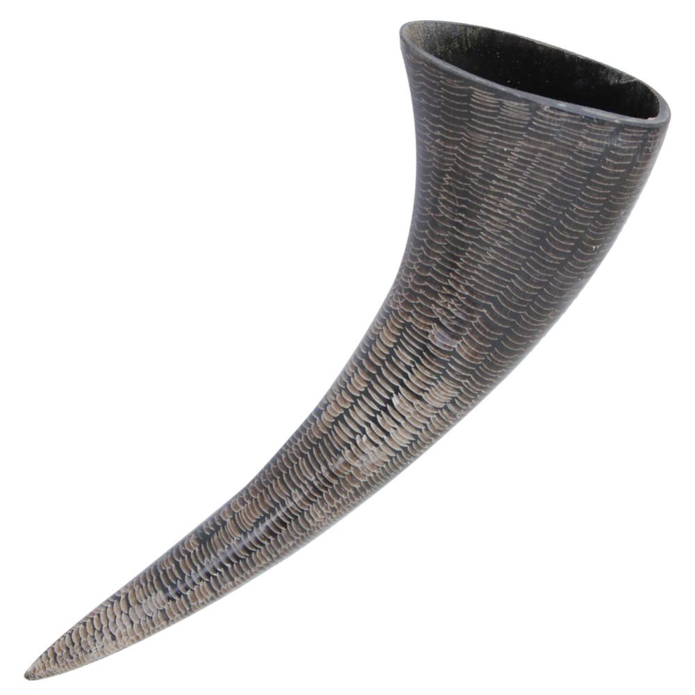 Buffalo Black Drinking Horn