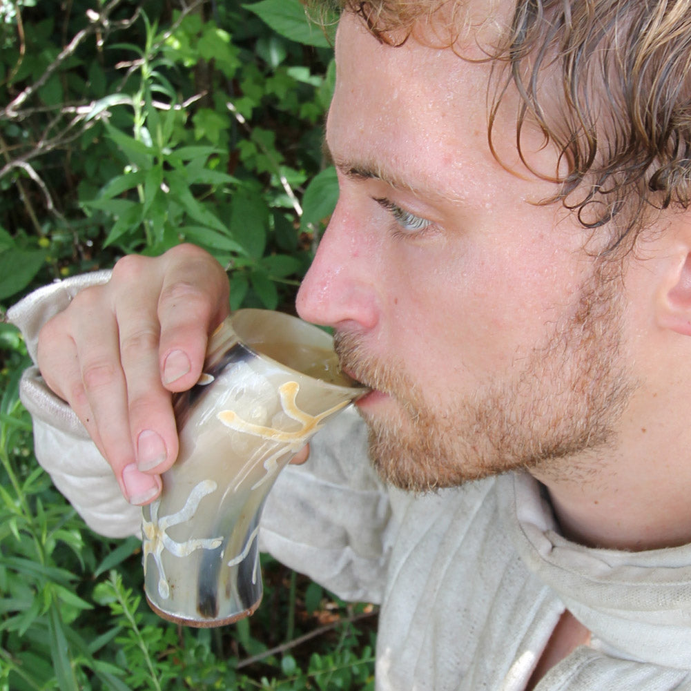 Earth Essence Drinking Horn Dining Hall Tumbler