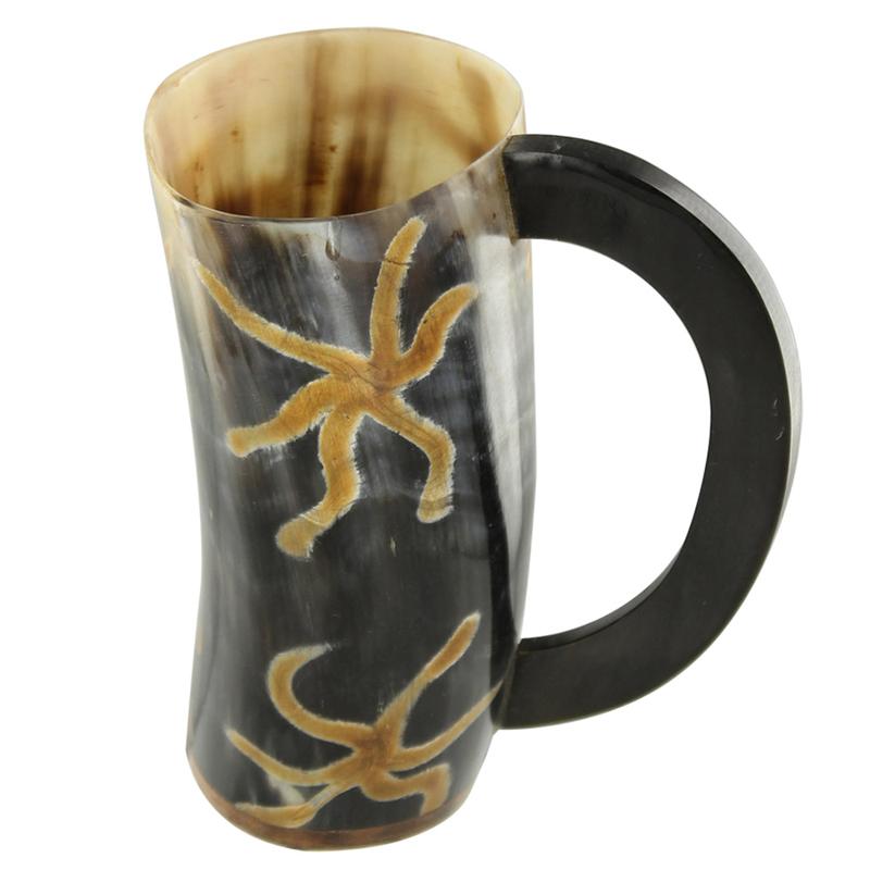 Earth Essence Drinking Horn Beer Mug