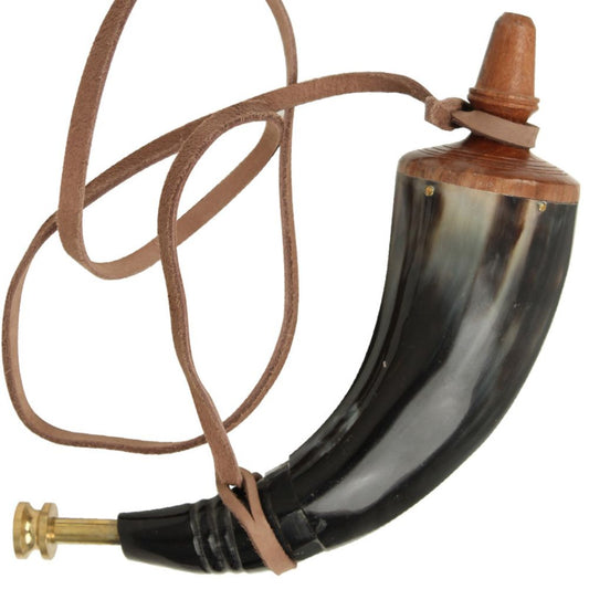 Colonial Powder Horn w- Brass Screw