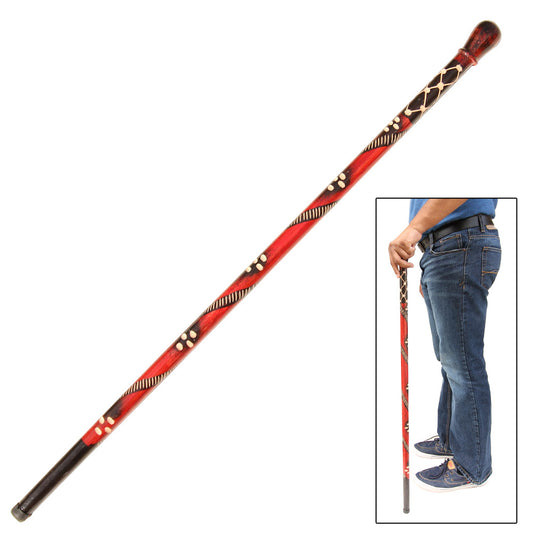 Handmade Jungle Boogie Eucalyptus Walking Cane