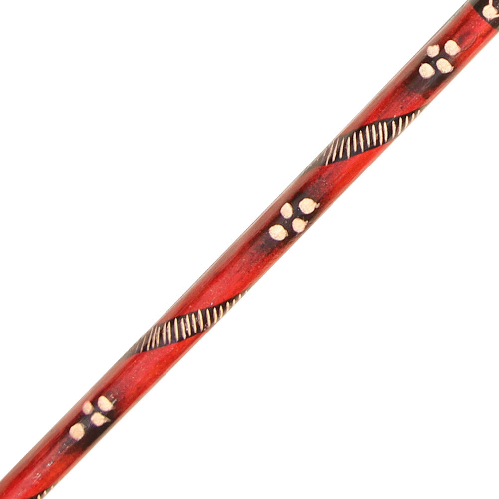 Handcrafted Eucalyptus Tribal Wars Walking Cane