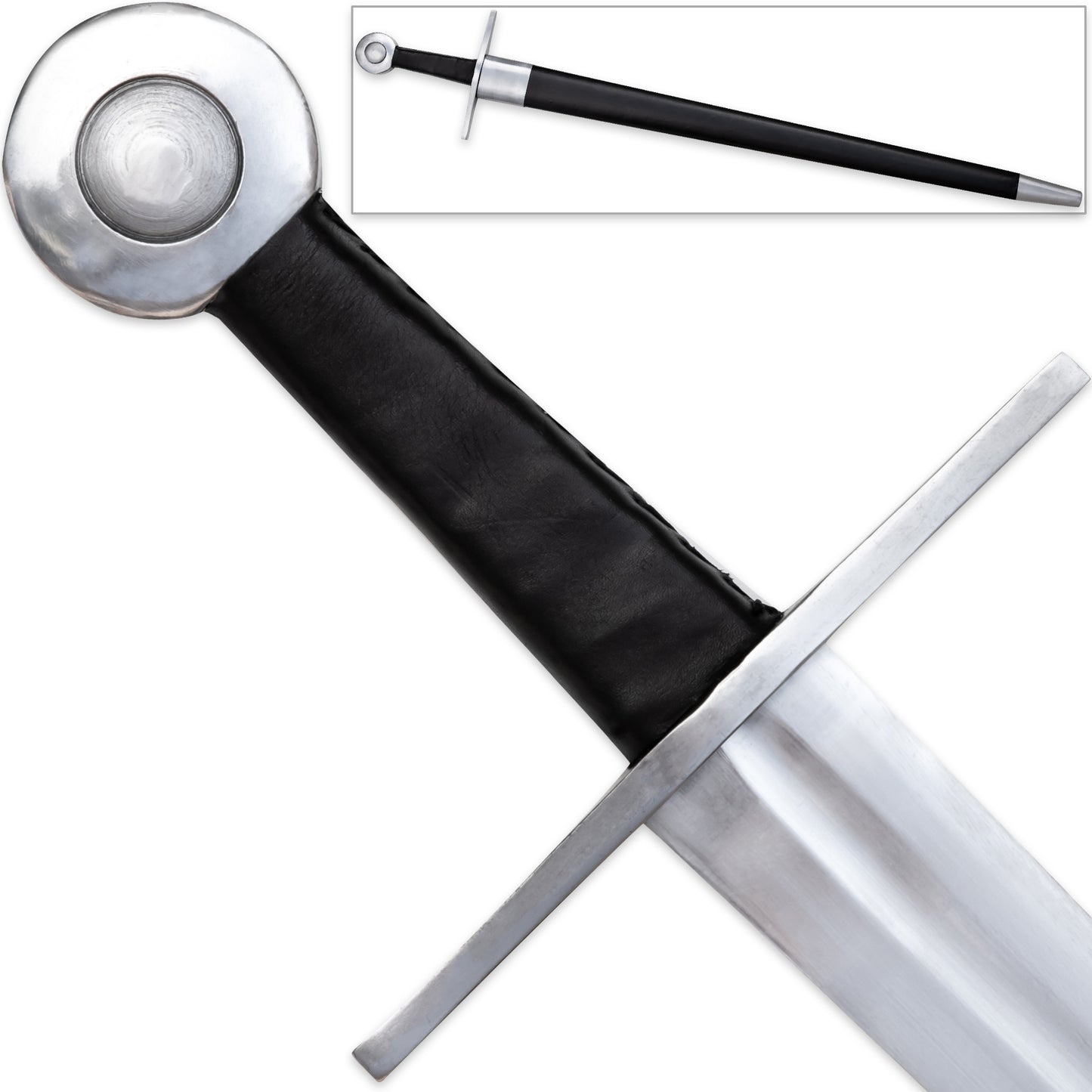 Age of Chivalry Medieval Full Tang Battle Ready Knightly Sword