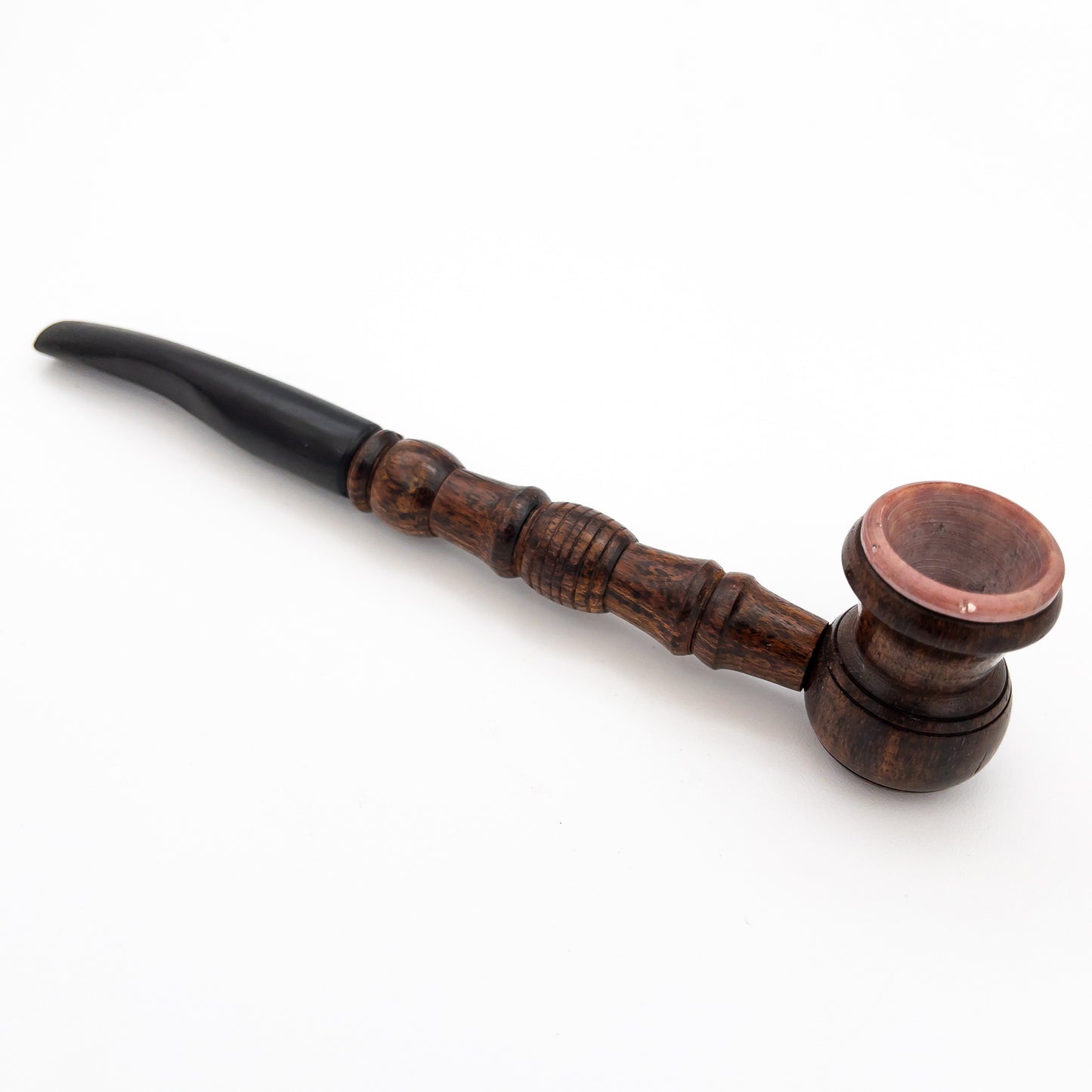 Ebenezer Hand Carved Wooden Tobacco Smoking Pipe