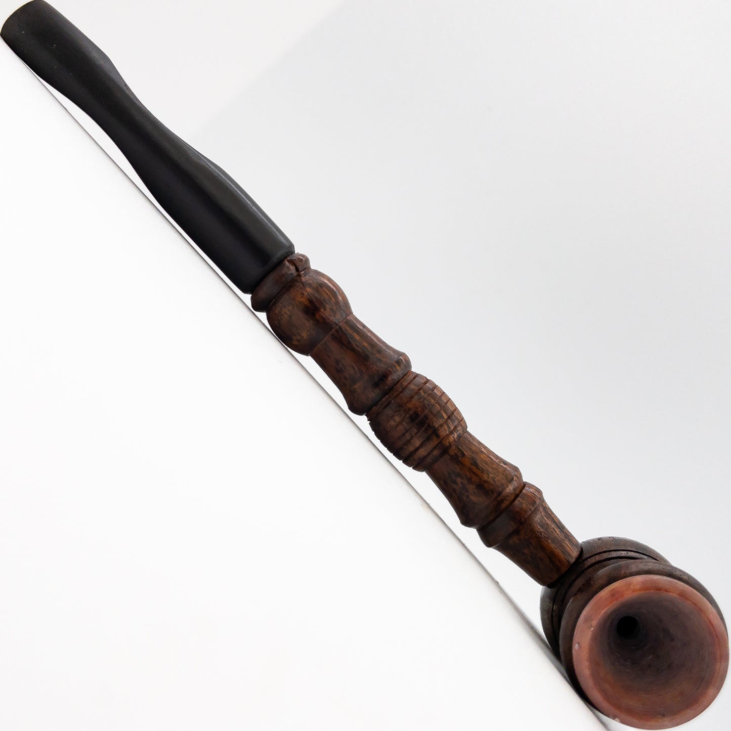 Ebenezer Hand Carved Wooden Tobacco Smoking Pipe