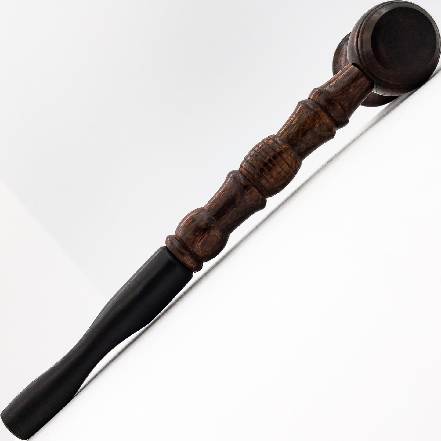 Ebenezer Hand Carved Wooden Tobacco Smoking Pipe