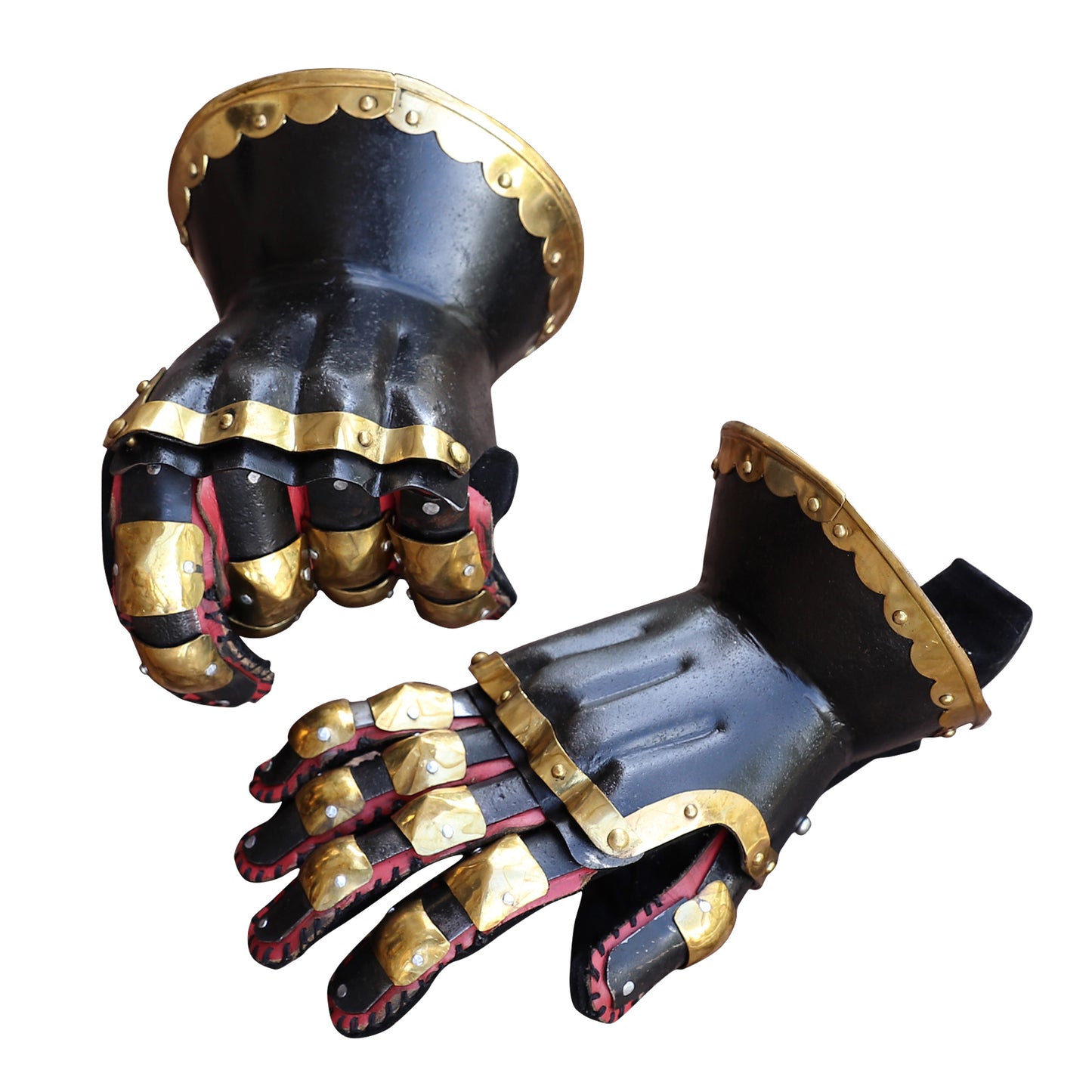 Armory Replicas ™ The Cursed Black Knight Functional Medieval Armor Gauntlets