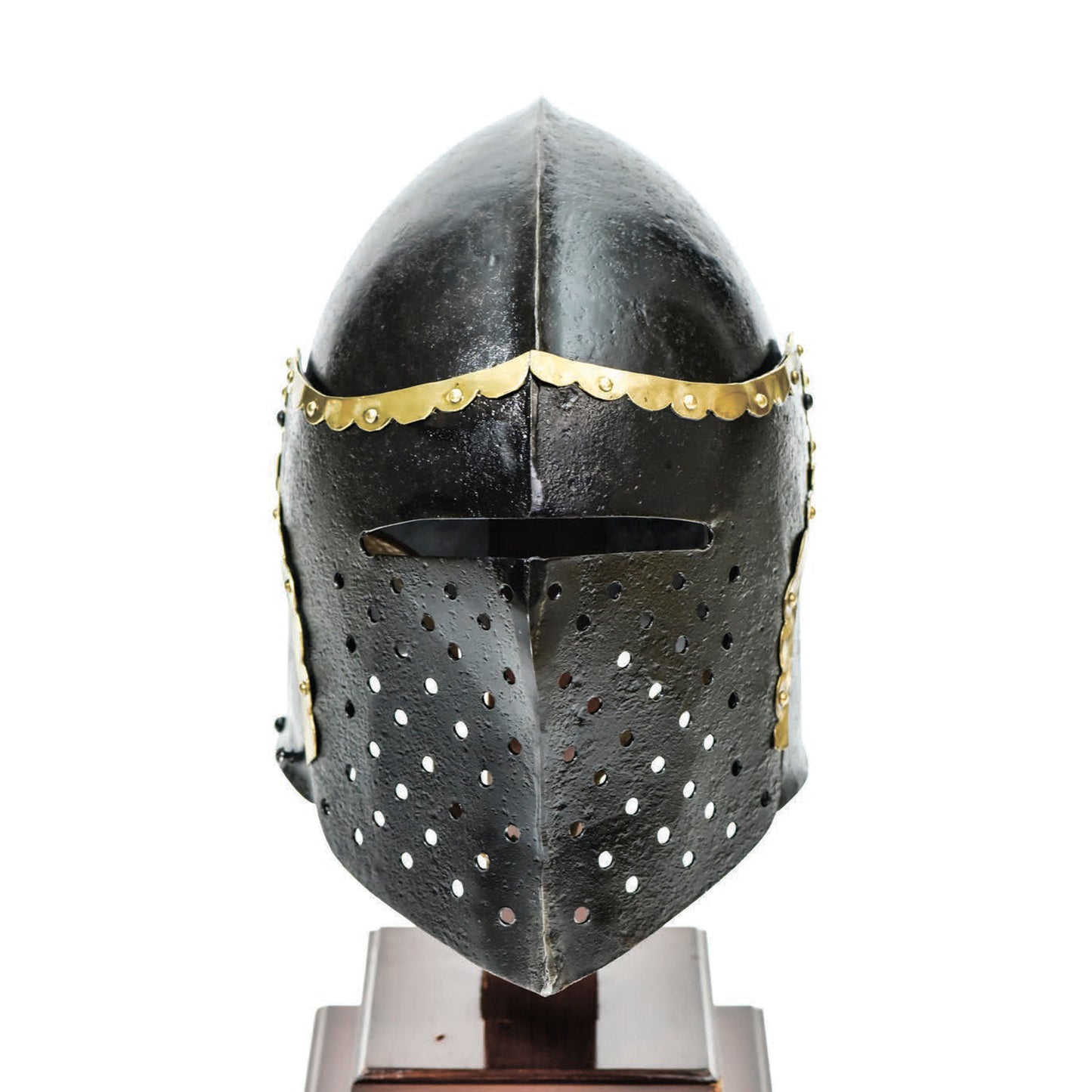 Armory Replicas  The Cursed Black Knight Functional Medieval Helmet Armor