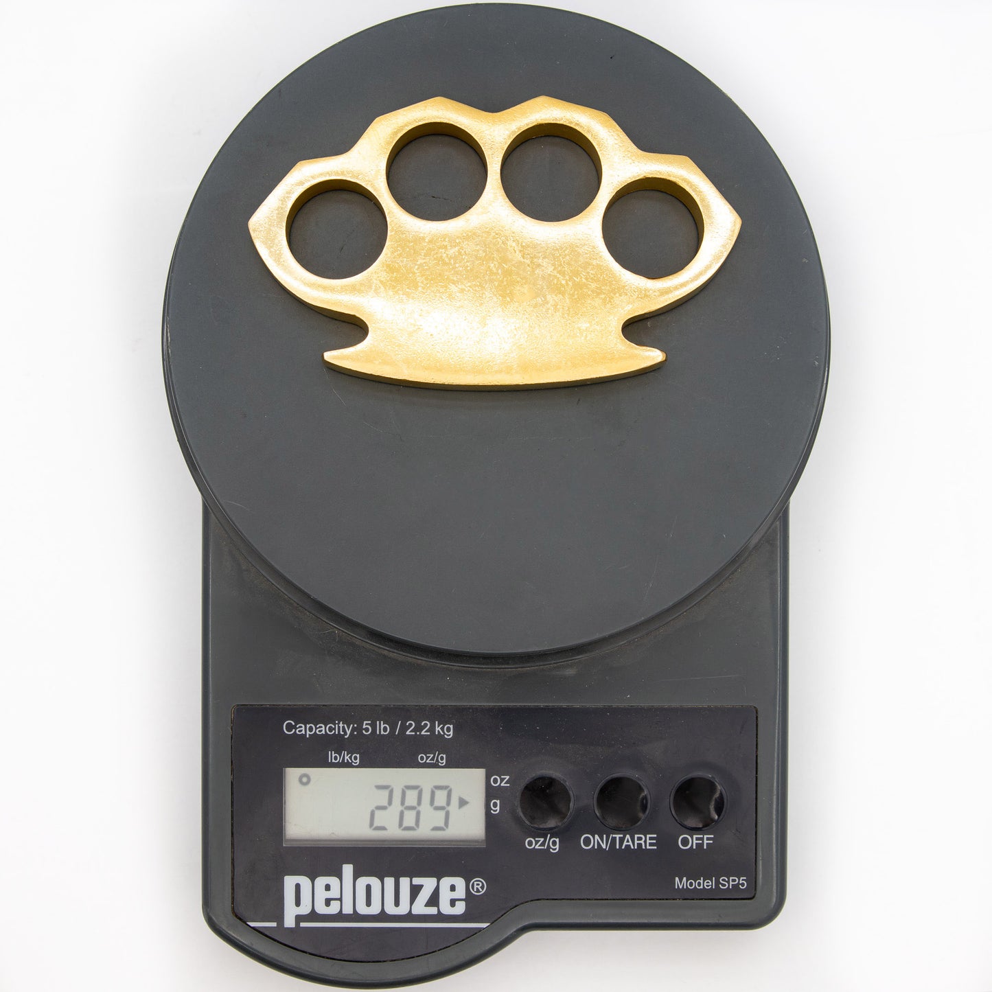 Step Up 4 Finger 100% Pure Brass Knuckle Paper Weight