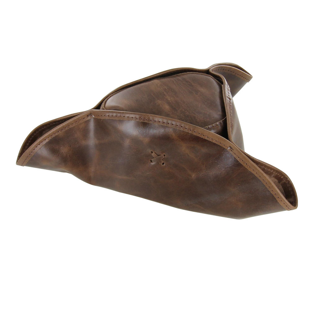 Real Leather Handmade Tricorn Pirate Hat