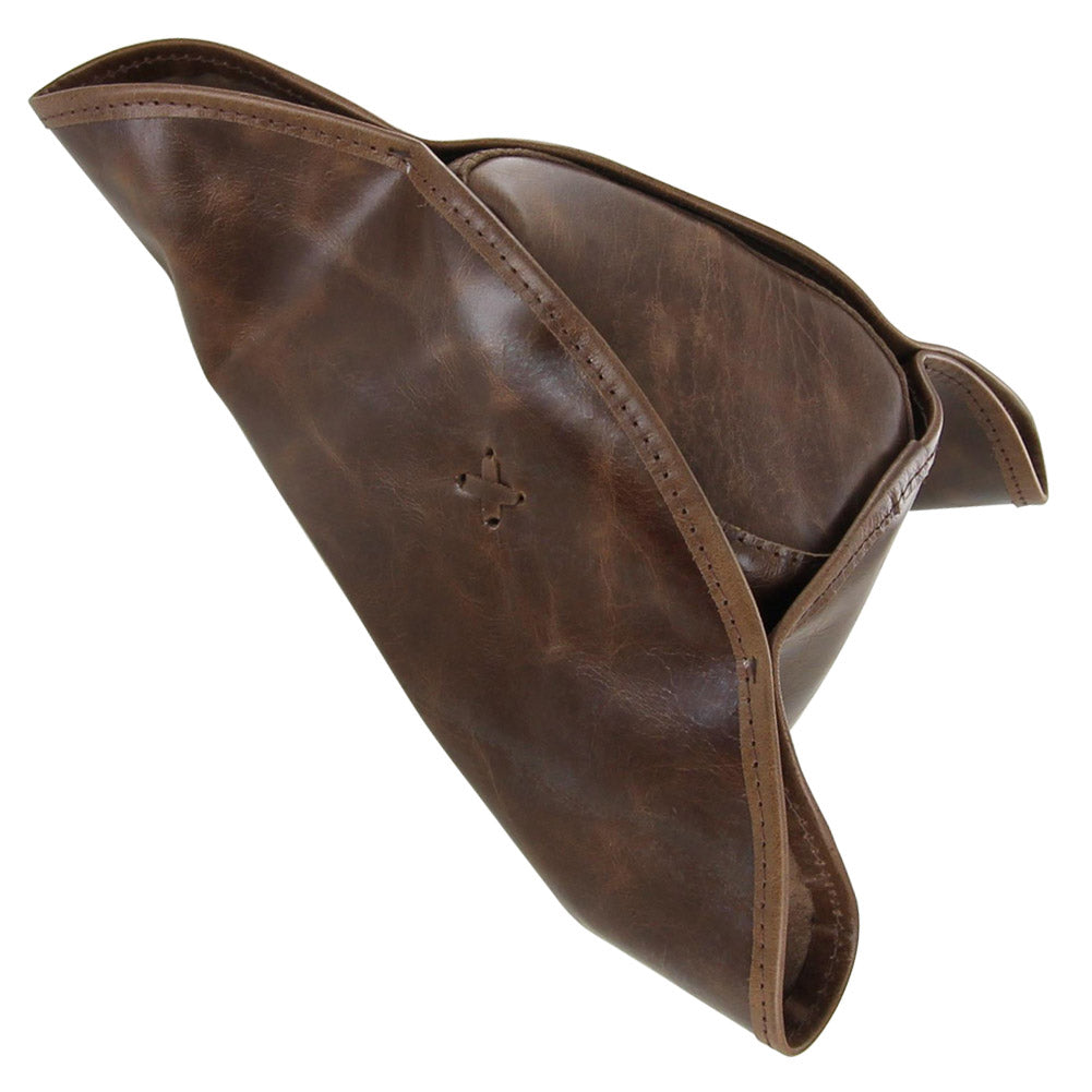 Real Leather Handmade Tricorn Pirate Hat