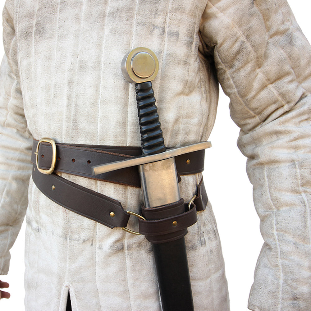 Knights Templar Double Belt Sword Frog Extra Large