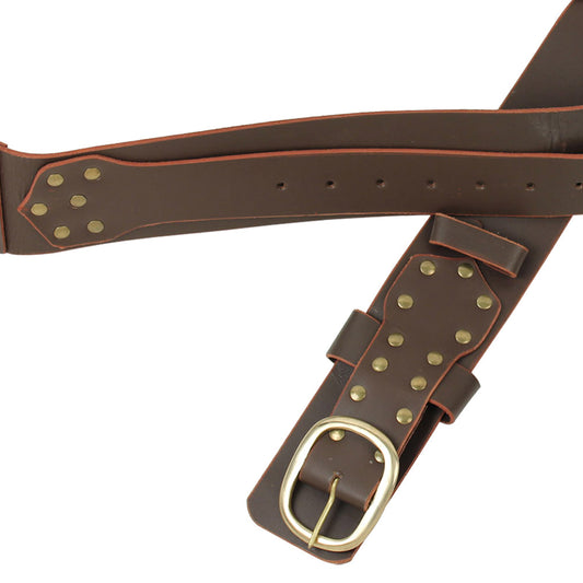 Queens Guard Medieval Baldric Belt Brown