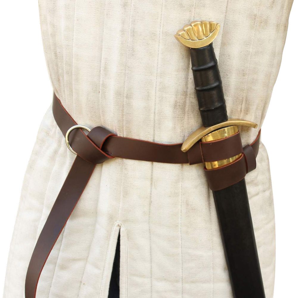 Merchants Premium Leather Double Strap Sword Belt