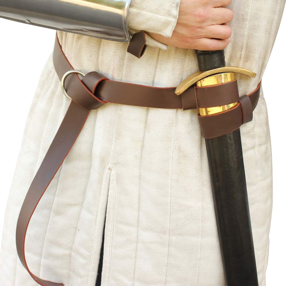 Merchants Premium Leather Double Strap Sword Belt