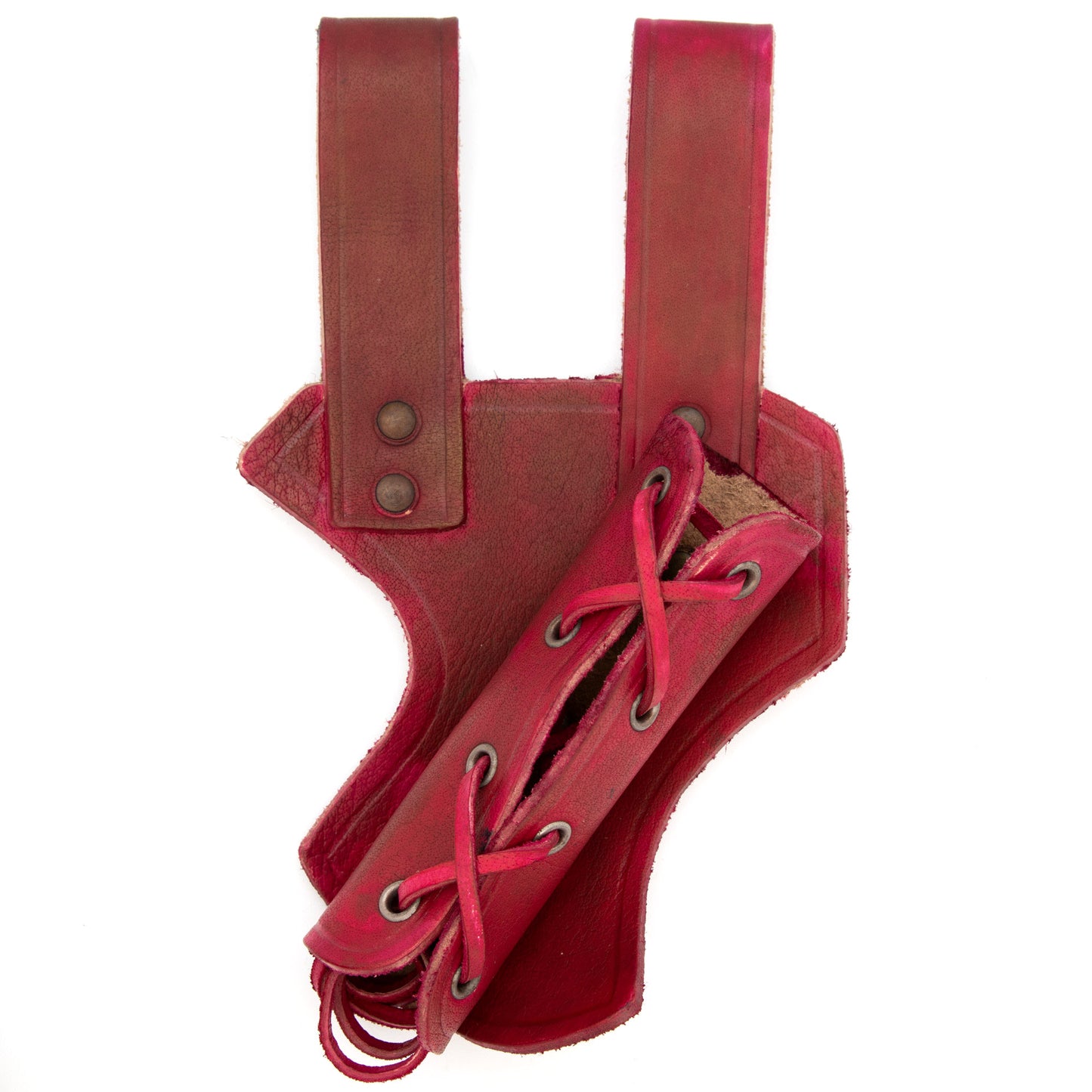 Left Handed Nottingham Genuine Leather Sword Frog | Choose Your Color