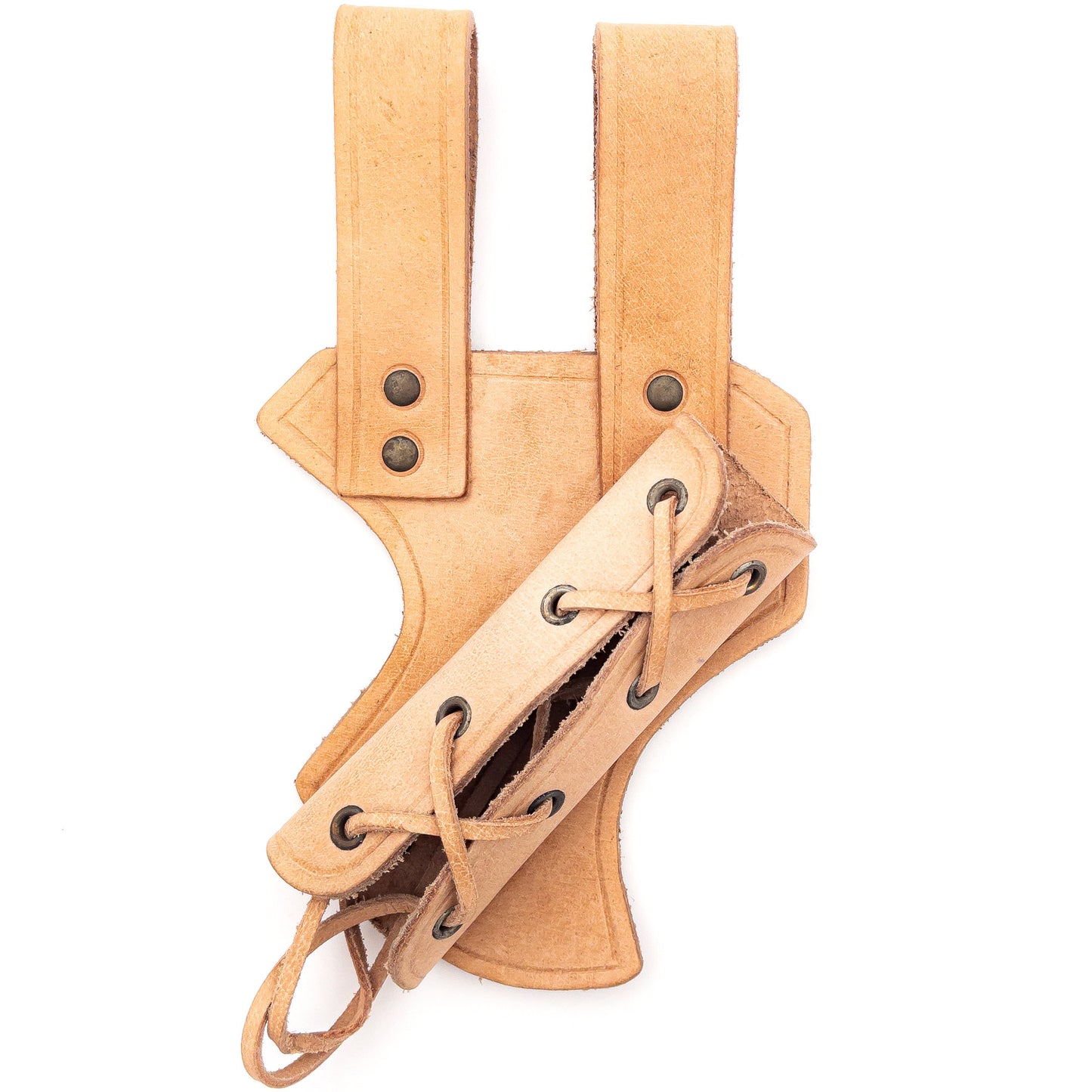 Left Handed Nottingham Genuine Leather Sword Frog | Choose Your Color