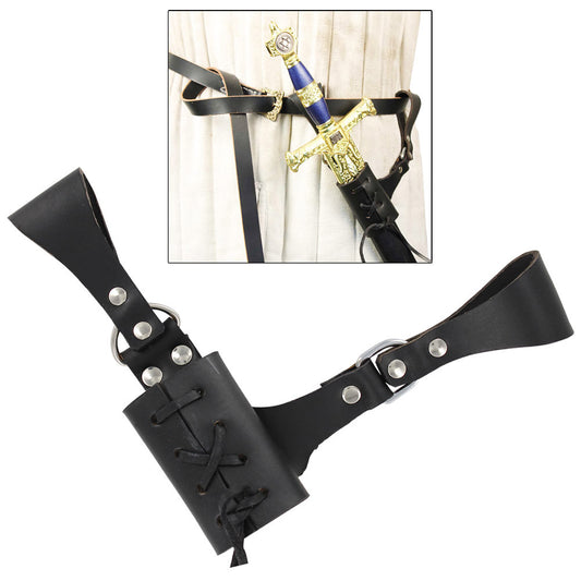 Right-Handed Renaissance Raven Blade Sword Frog | Black