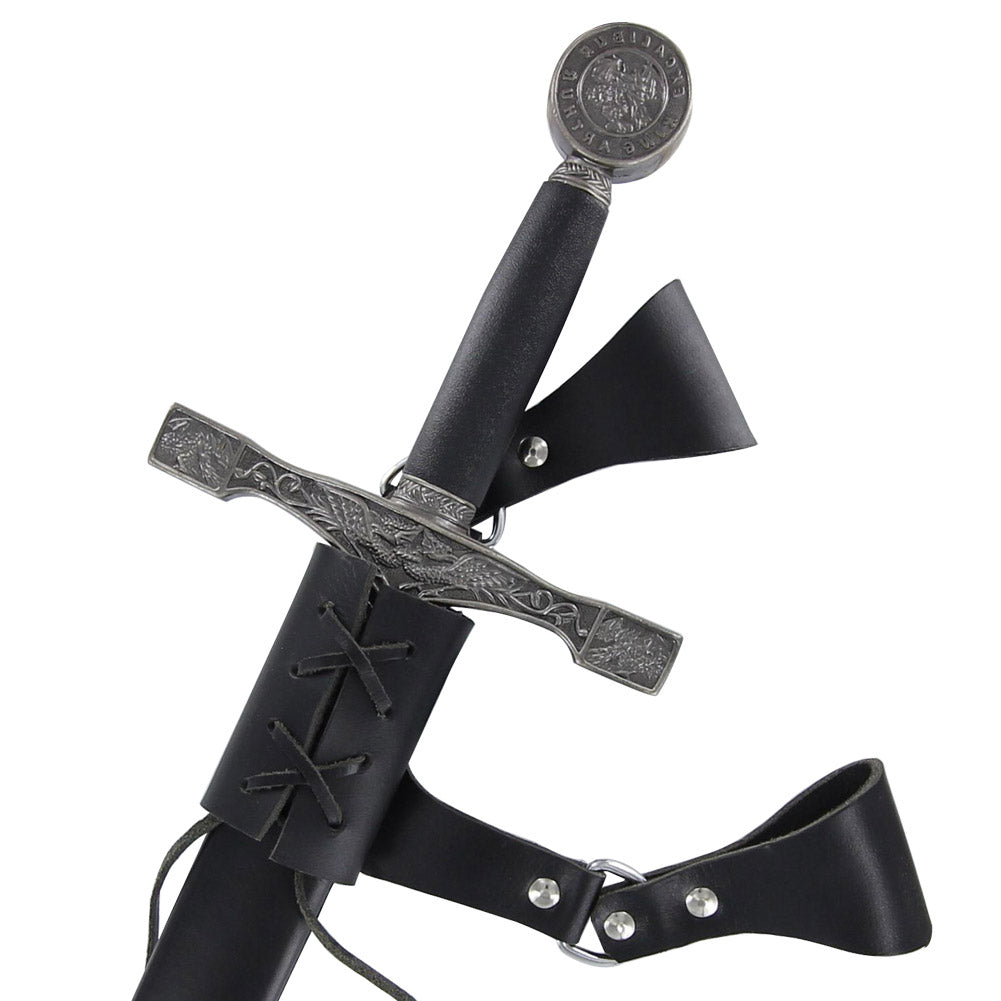 Left-Handed Renaissance Raven Blade Sword Frog | Black