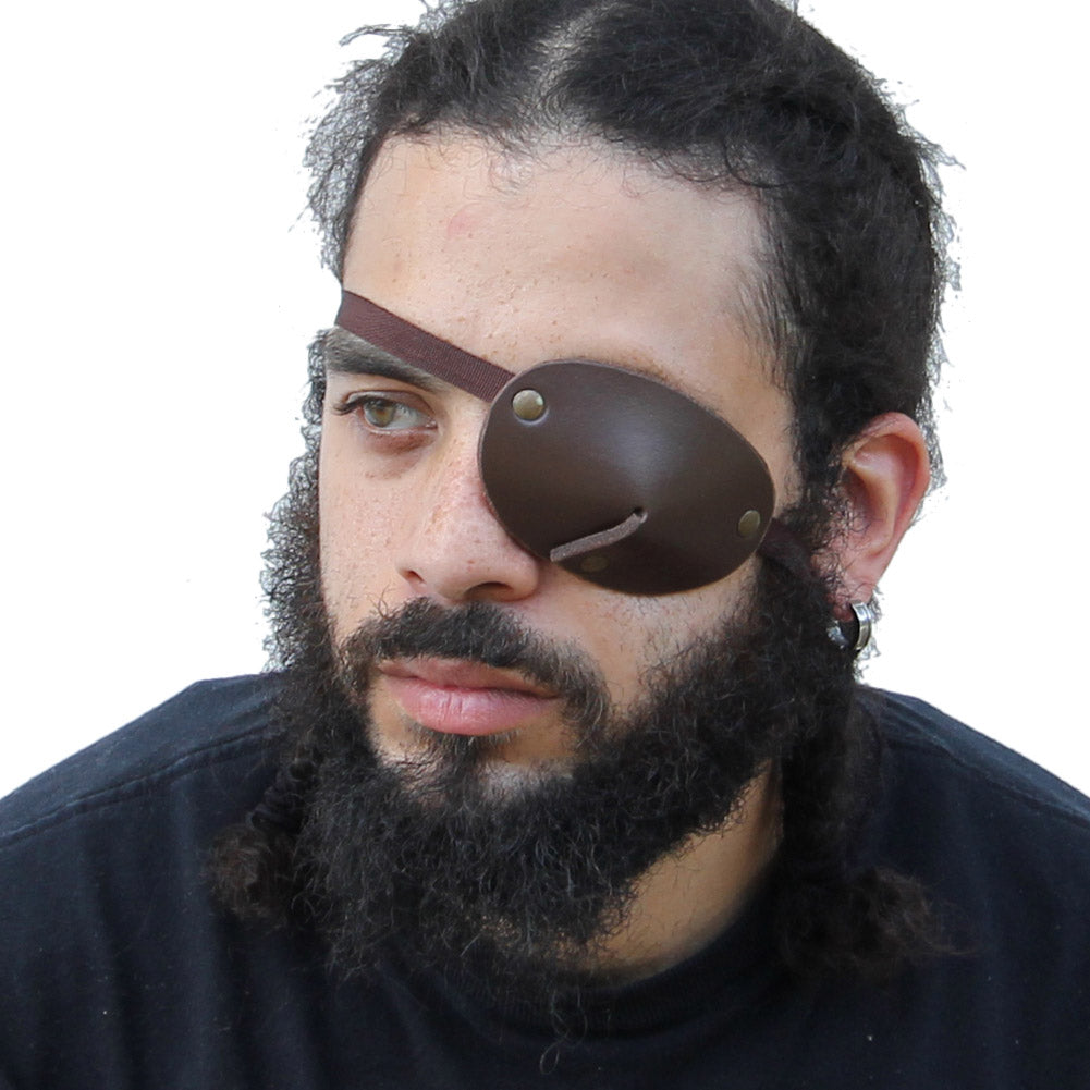 Pirate Handmade Leather Old Salt Eye Patch