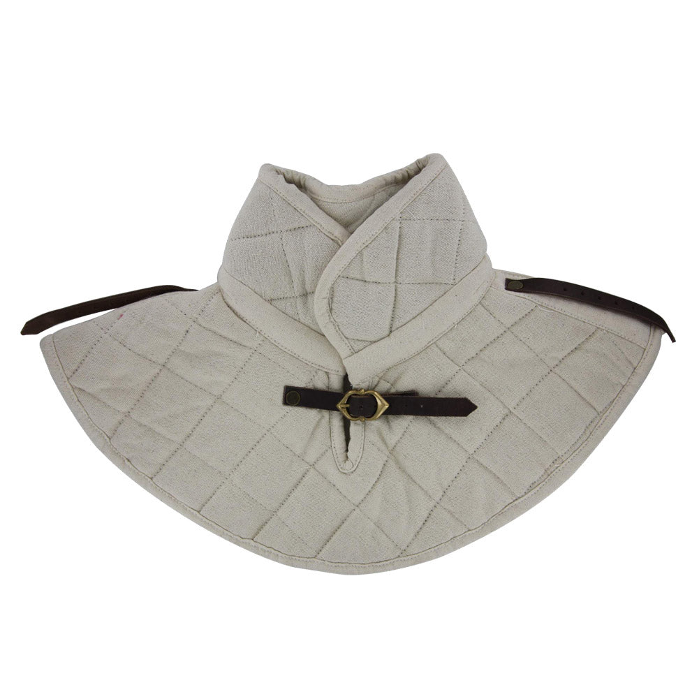 Cotton Padding Collar Armor Medieval Garment White