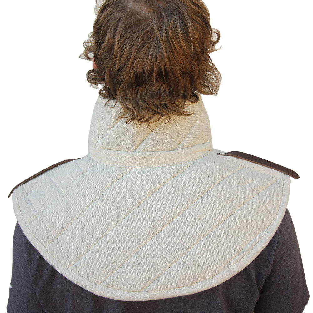 Cotton Padding Collar Armor Medieval Garment White