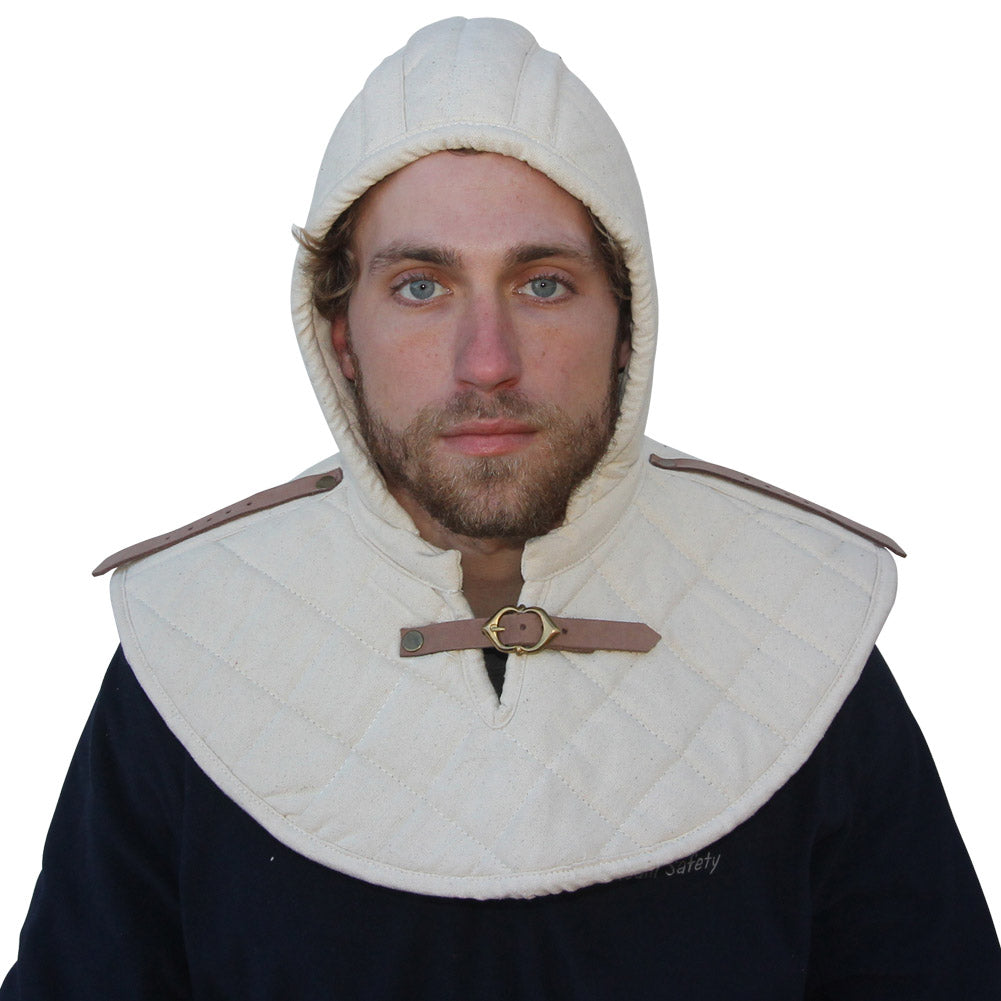 Cotton Padded Collar Armor And Cap