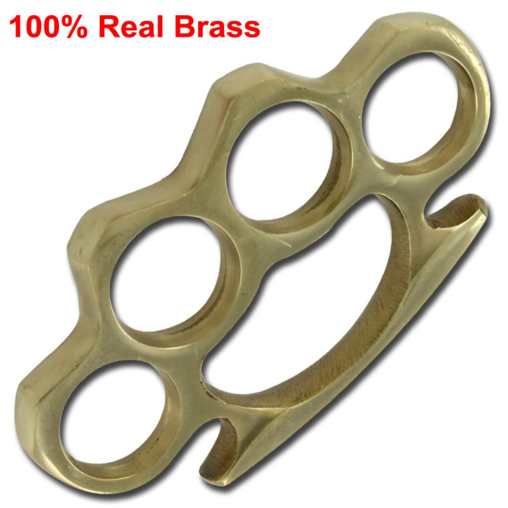 Assert Your Style with Our Authentic Solid Brass Knuckle Paperweight!