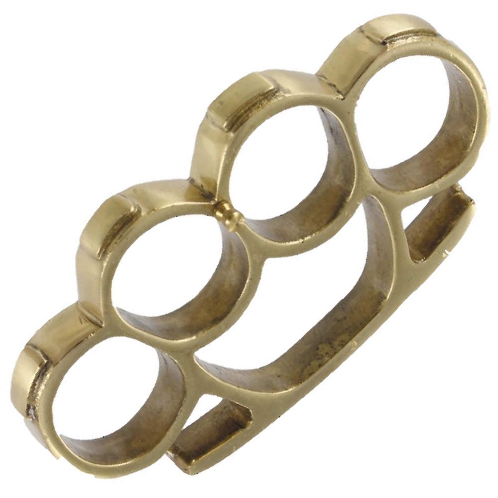 Brass Fist Duster Paper Weight Knuckle Buckle