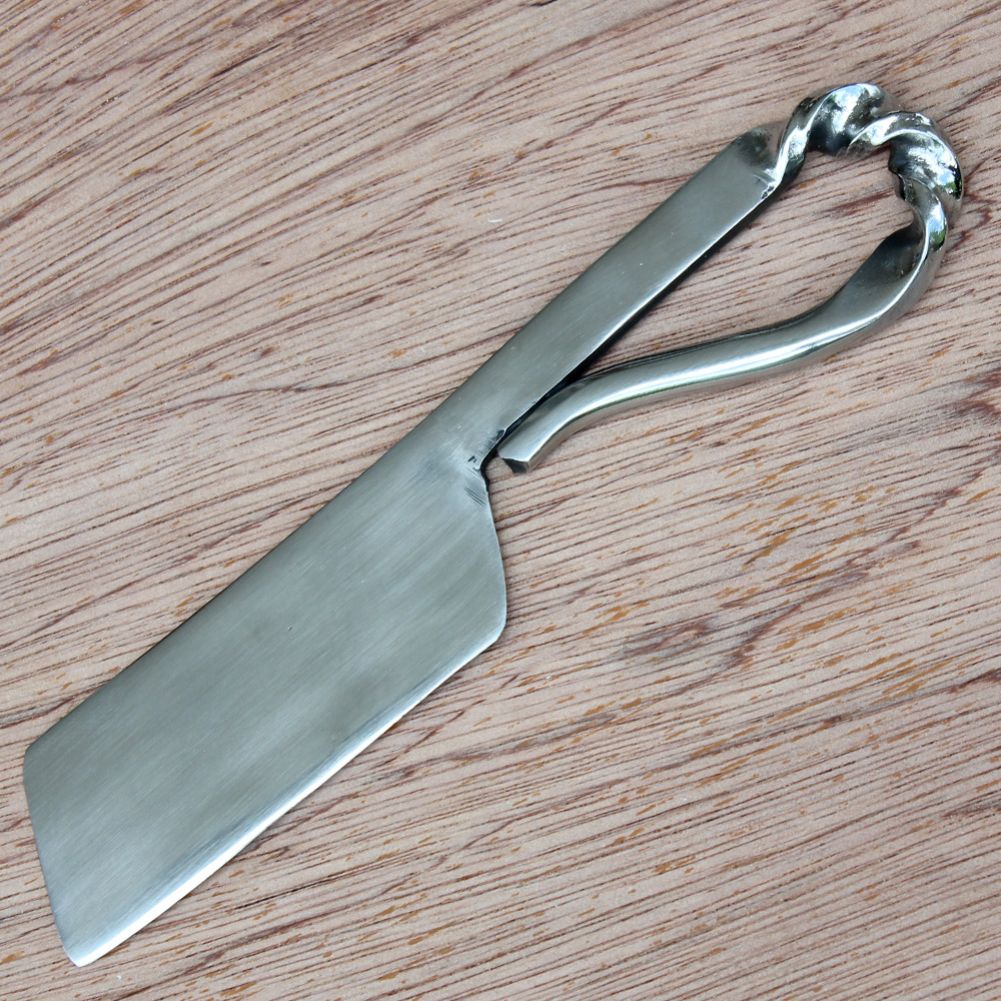 Medieval Style Stainless Twisted Cheese Knife