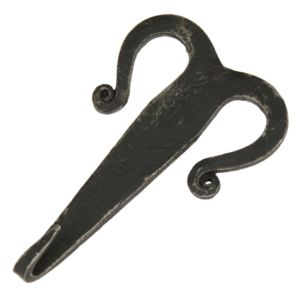 Celtic Curve Forged Iron Belt Hook-Buckle