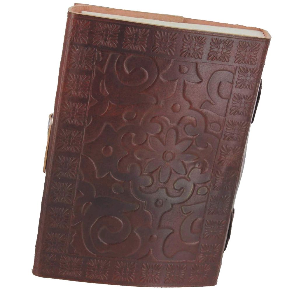 Handmade Leather Journal Rampant Lion