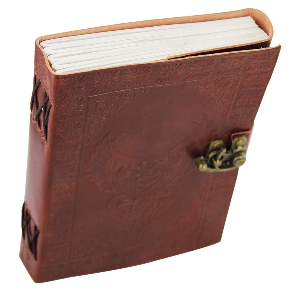 Celtic Lovebirds Handmade Leather Journal