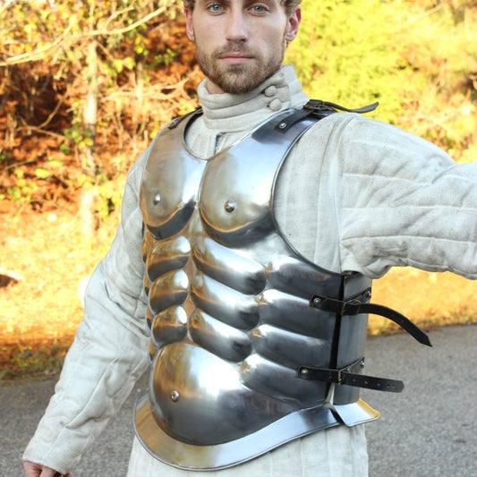 Forged Roman Conqueror Muscle Cuirass Body Armor